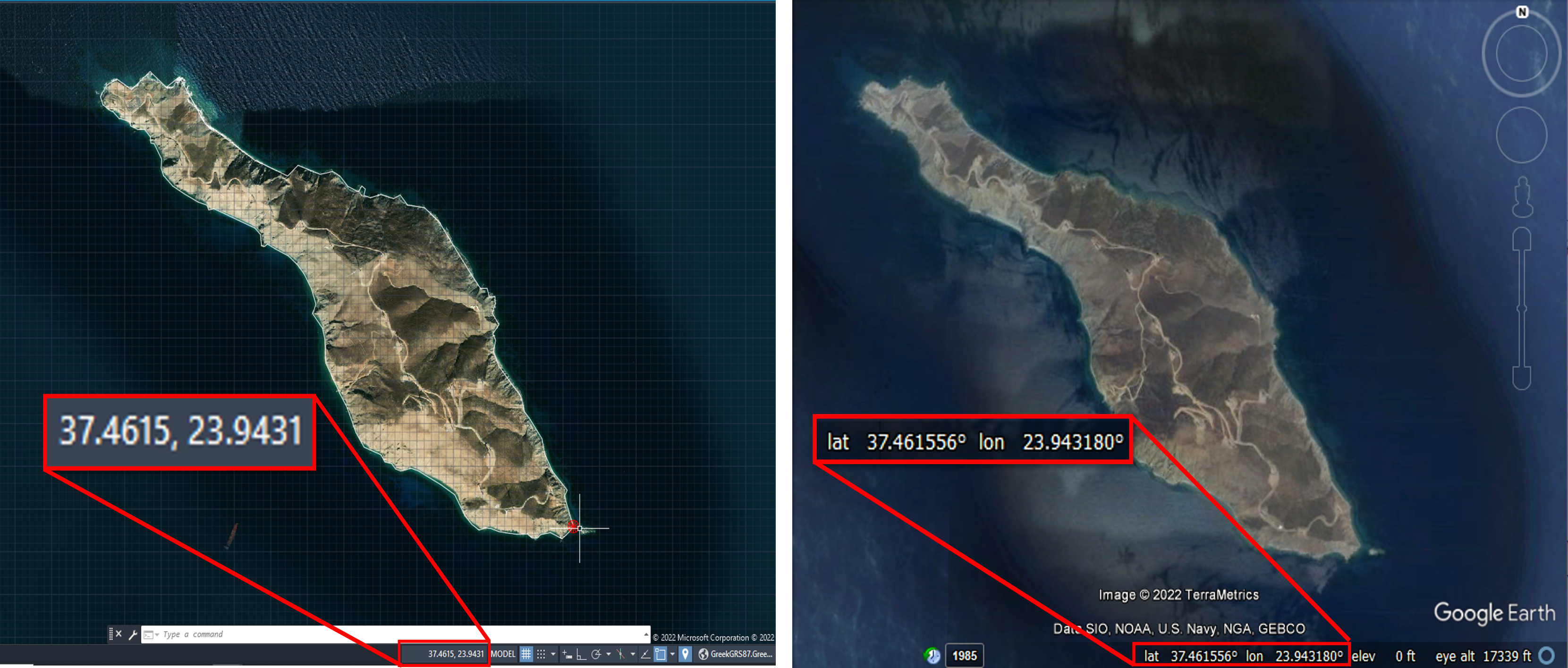 AUTOCAD-GOOGLE-EARTH-SAME-COORDINATES.png
