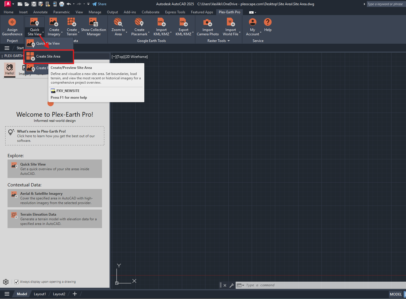 Create Site Area.png