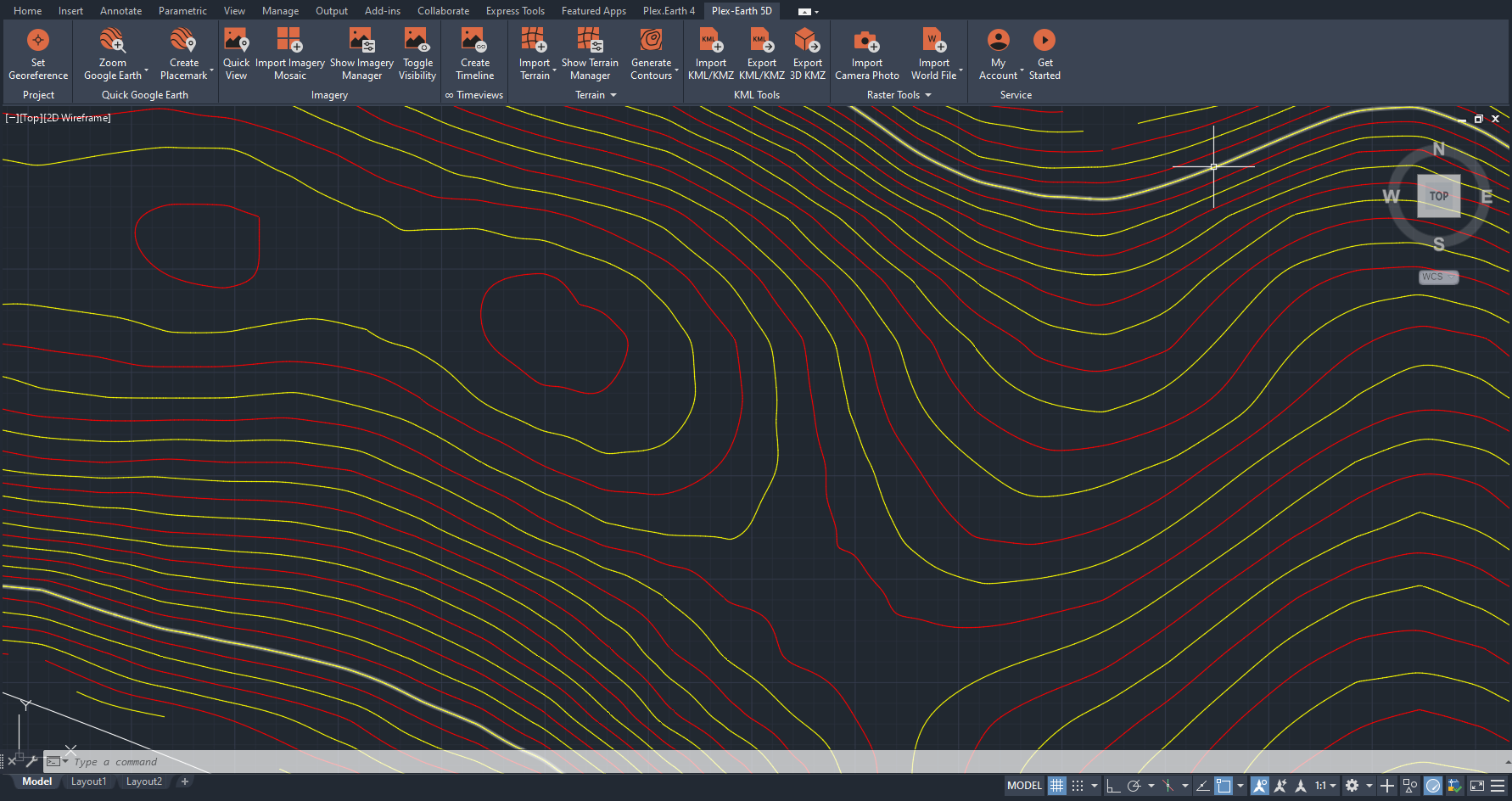 Smooth the Polylines of the Imported Terrain Contours – Plex-Earth Support  Desk