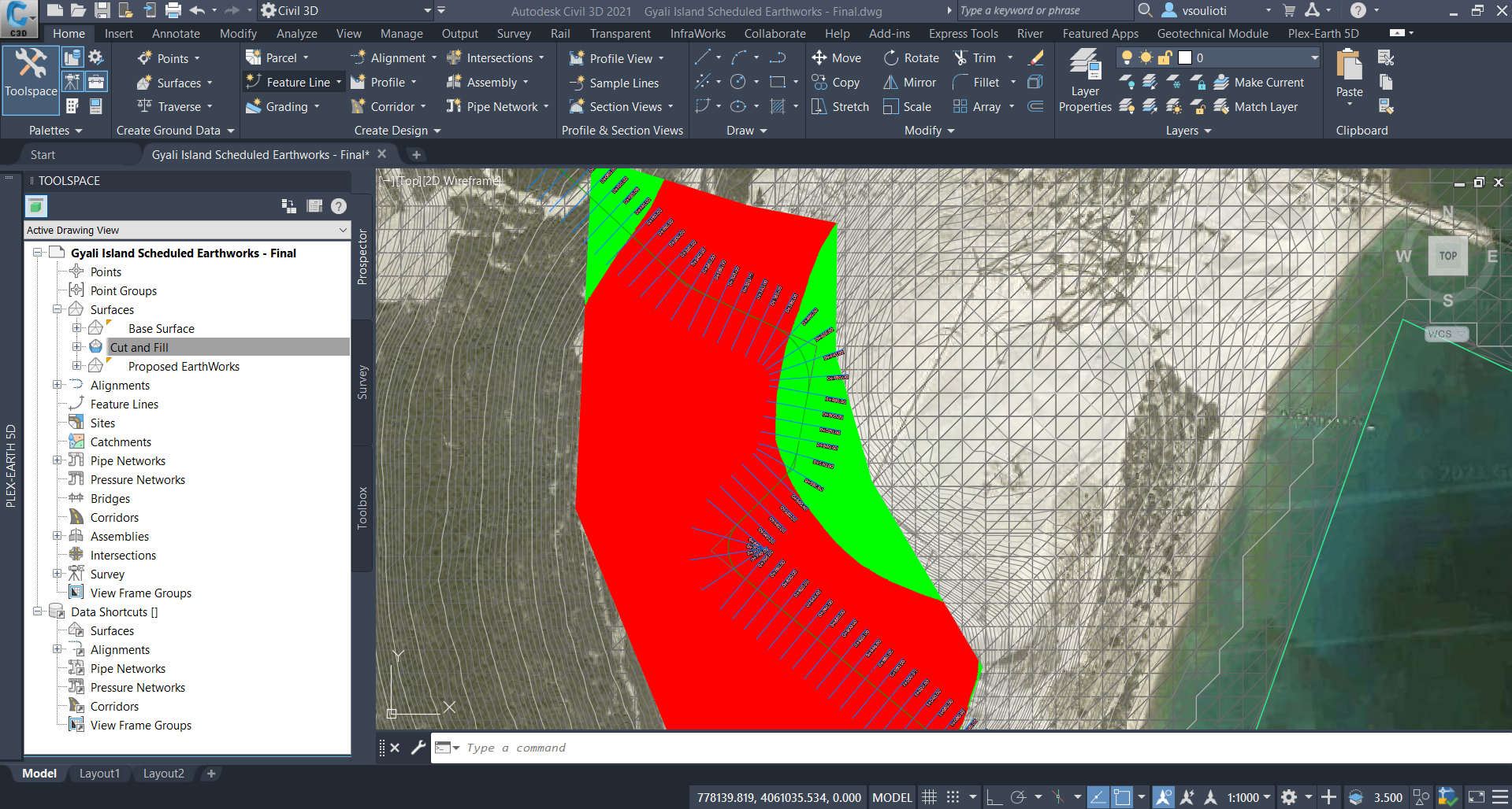 Cut and Fill Earthwork Volume Calculation in Civil 3D (A Step by Step ...