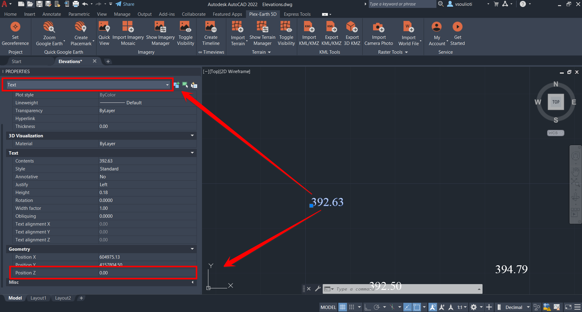 convert-survey-measurements-that-are-in-text-format-in-autocad-into