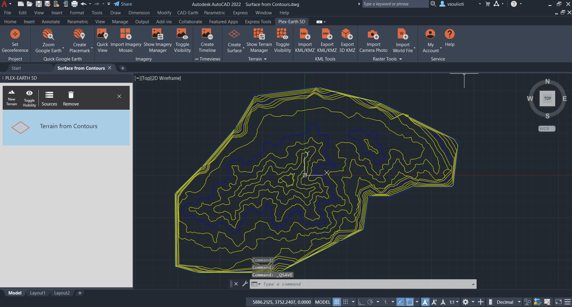 Lift 2D Contours