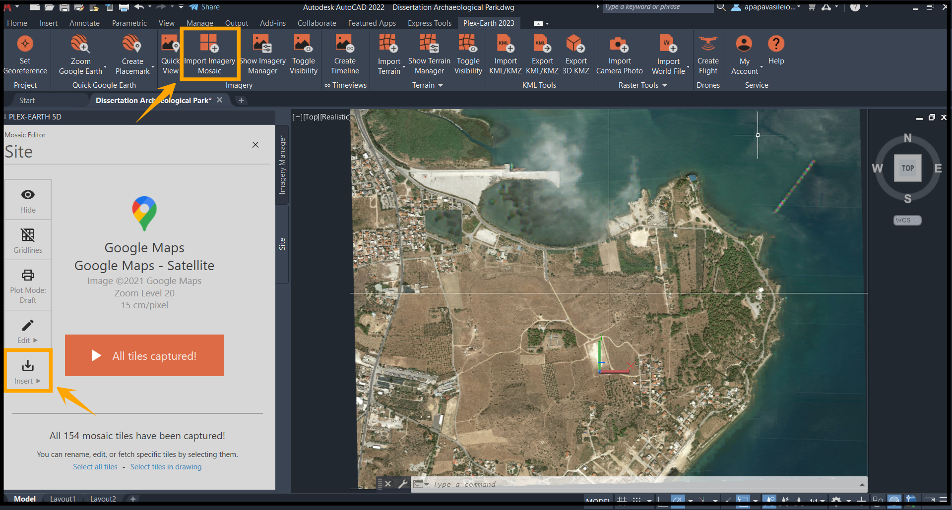 Creating An Archeological Park By Using Plex-Earth's Field Data And ...