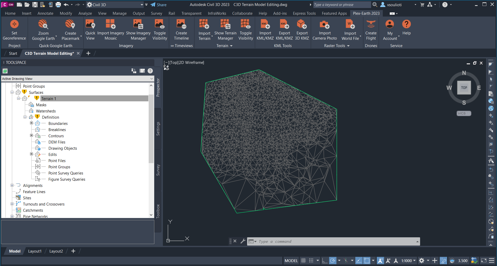 Autodesk Civil 3D Help, About Using Contour Data in Surfaces